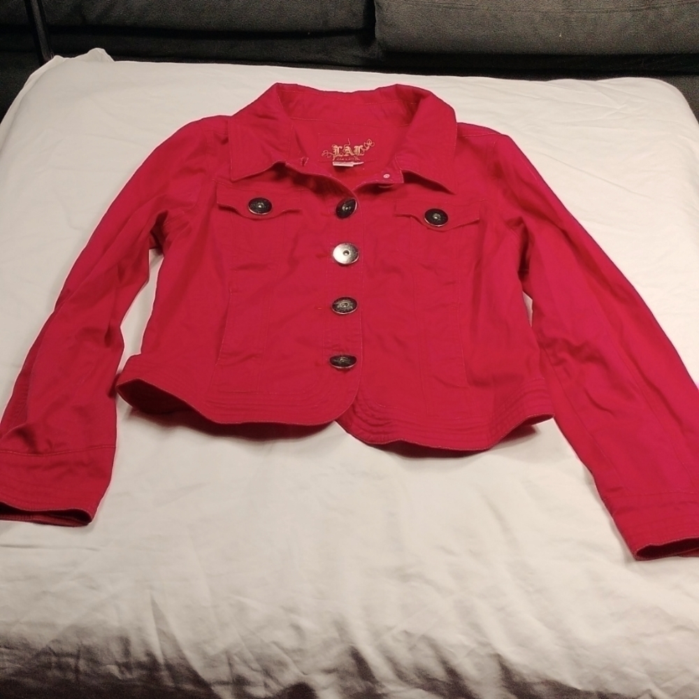 LAL women's large sized cropped jacket
